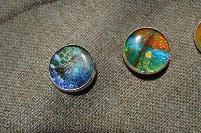 Silver plated tie pin