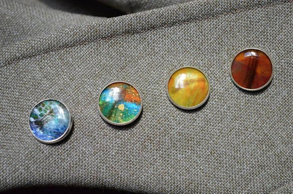Silver plated tie pin