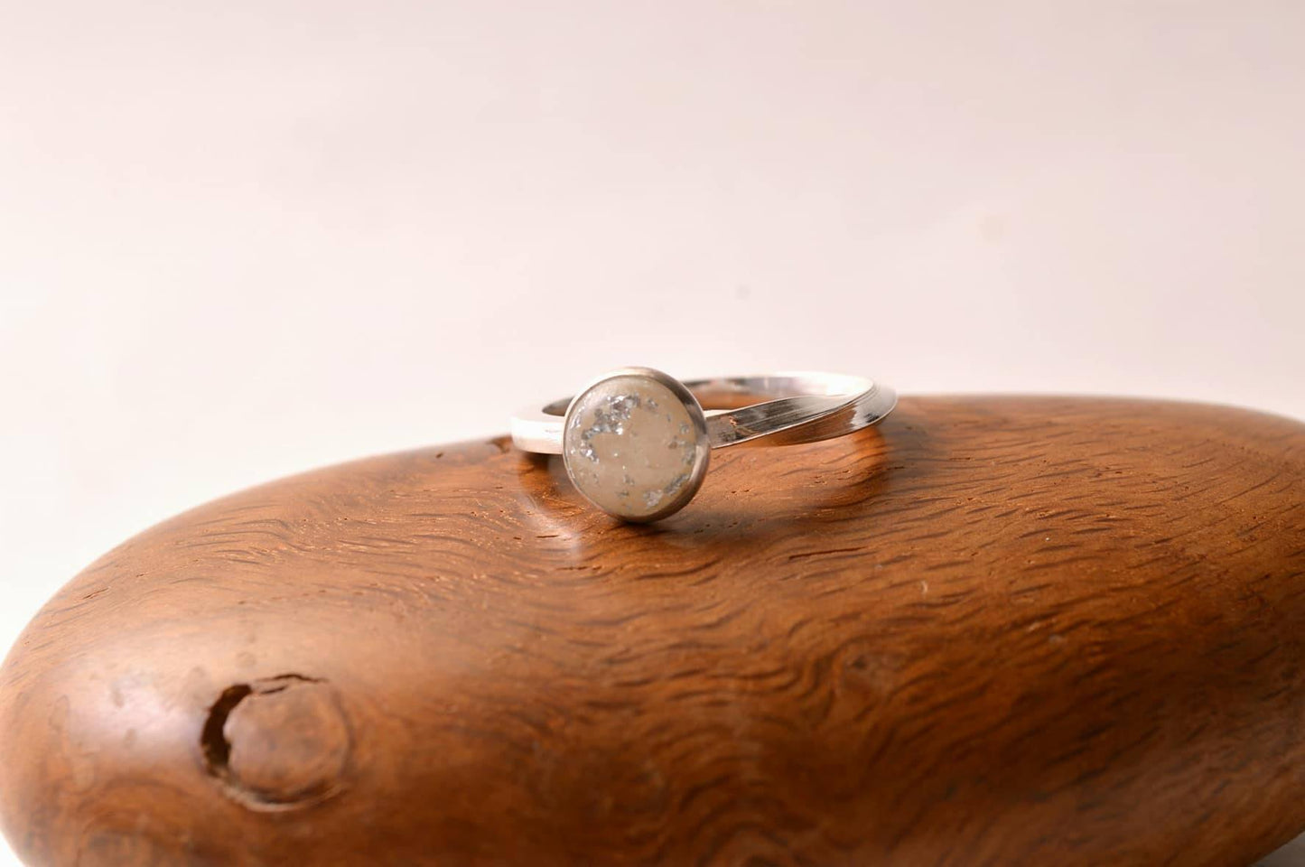 Single twist band - sterling silver